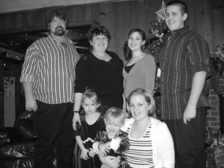  Me ,exwife, 3 of the kids, and 2 grandkids