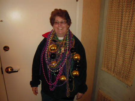 Mary's Mardi Grass beads 2010