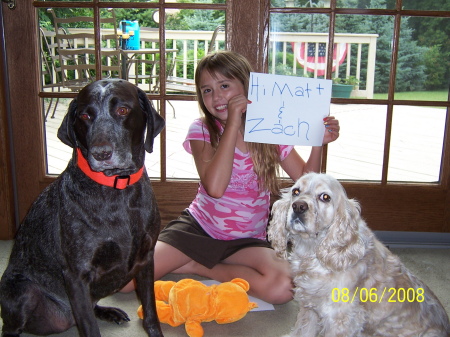 Becca, Abbie (R) and  Penny (L)