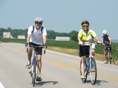 Bike riding across Iowa