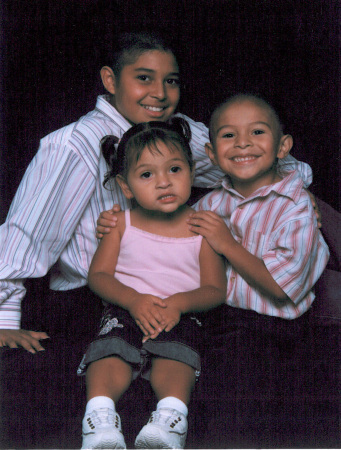My Nephews: Joe Anthony, & Emilio and Niece: Gigi