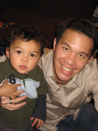 Ray and little Joshua Ray