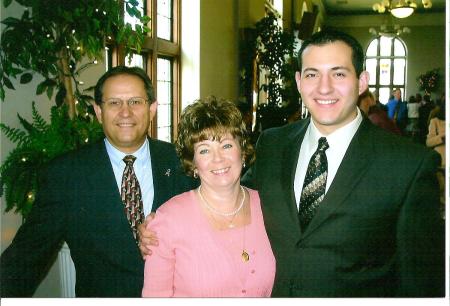 Jackie, Rolf & Rolfie - Gannon Graduation- May 2006