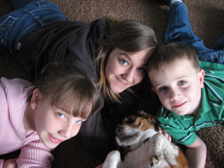 Alex, Lacey, Noah and our dog Abby