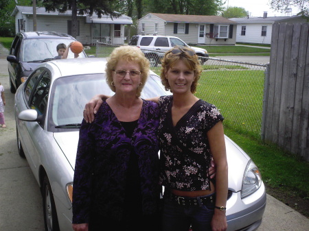 My mother and me!