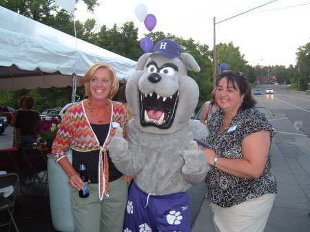 Sue Forness, mascot, Kathy Dean