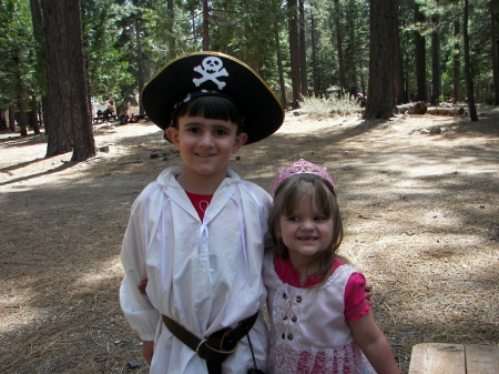 Our grandkids at the Ren Faire