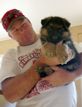 Mike and our new little girl