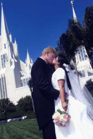 Our Wedding Day at the San Diego Temple