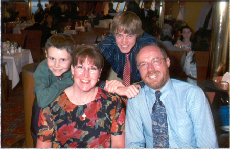 family photo on cruise Mar 2005