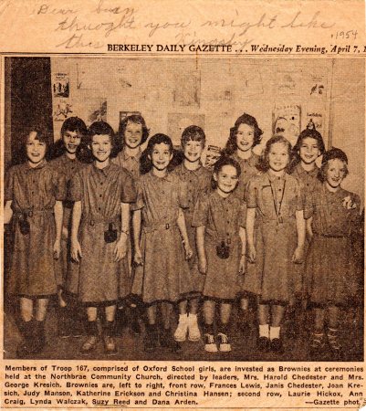 Class of 1957 Oxford Elementary