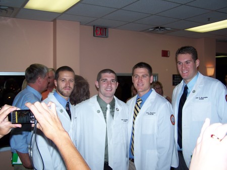 Student Doctor John P. McLaughlin (far right)
