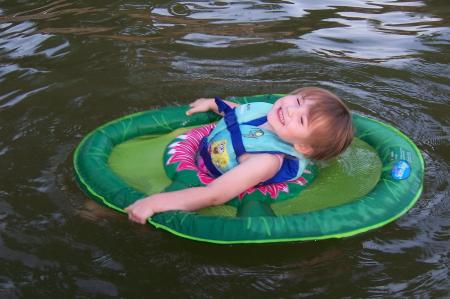 Ally in the lake on the 4th 2007