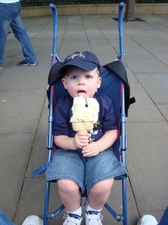 Ryder LOVES ice cream!