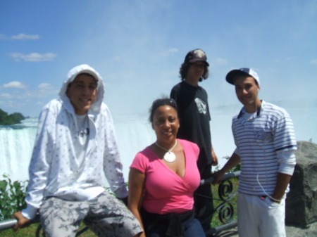My kids and I in Niagra