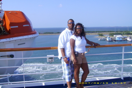 Me and My Wonderful Husband Chillin at the Bahmas 04-19-07