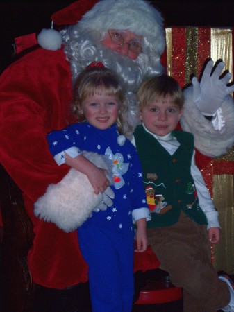 Meeting Santa at Gaylord Palms in Orlando