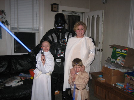 2003 Halloween Pic of family