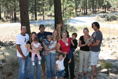 My kids and spouses, and grandkids