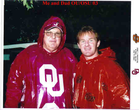 Me and Dad at OU OSU game
