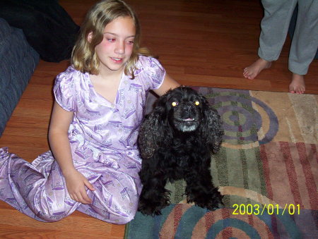 katie w/ dog sadie