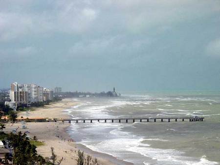 View From Terrace - Hurricane Frances