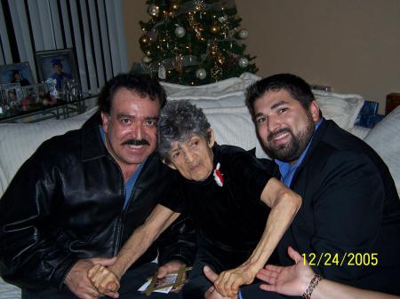 Dad, Grandma, and Sergio