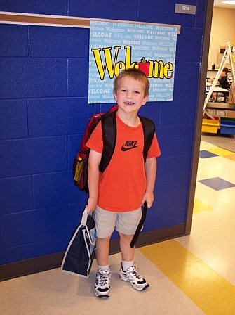 William, 1st Day of Kindergarten