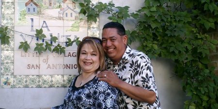 My husband and I in San Antonio 11/7/2008