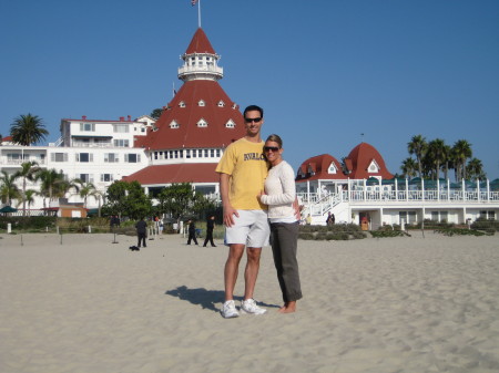 Marc and I at the Coronado Hotel