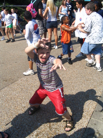 My son Daniel at Busch Gardens