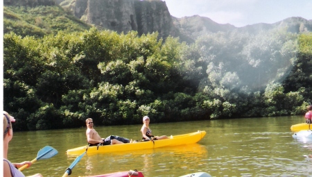 kayaking in Kauai