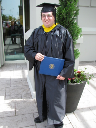 Daniel Graduating from Johnson and Wales