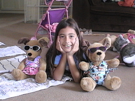 My baby with our Build-a-Bears