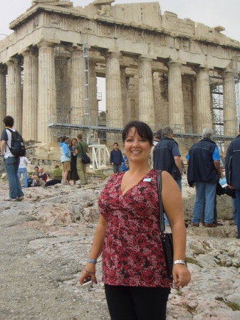 At the Parthenon in Athens