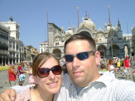 Mike and I at San Marco Square