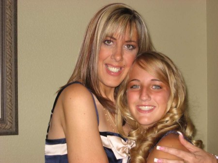 my niece and I at her jr. high graduation, 06/30/2007!