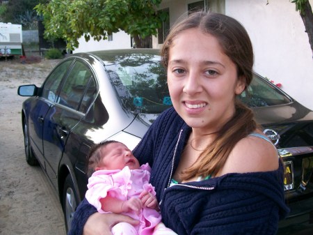Marrissa and Baby Sofia (my 2 daughters)