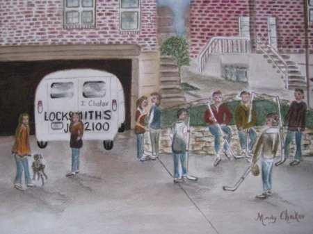 Painting of the driveway