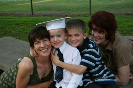 My son's graduation from preschool 5/30/08