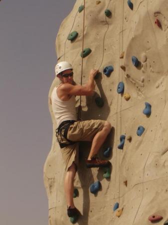 "The Joeman" rock climbing