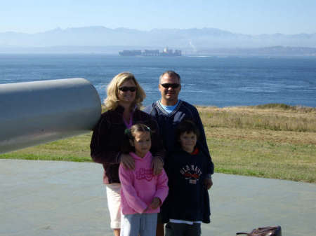 Keith & I with the kids - Whidbey Island - 2006