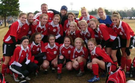 Me, Kylie Bivens (USA Women's National Team) and our U-18 Atlanta United Girls