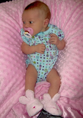 Amelia Korynn McGee - 4 weeks old