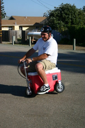 Everybody needs a motorized ice chest.