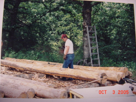 How to build a log cabin