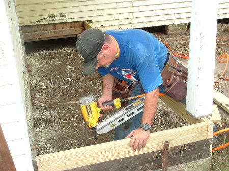 Helping to rebuild New Orleans Mission trip