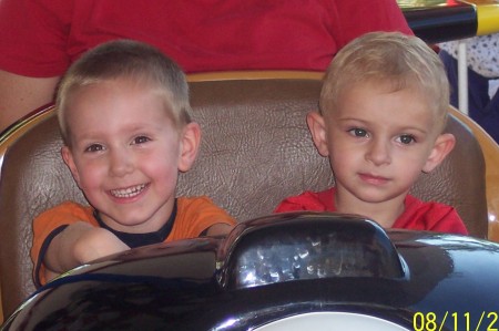 My son Ray on the right, Ayden Bishop on the left..