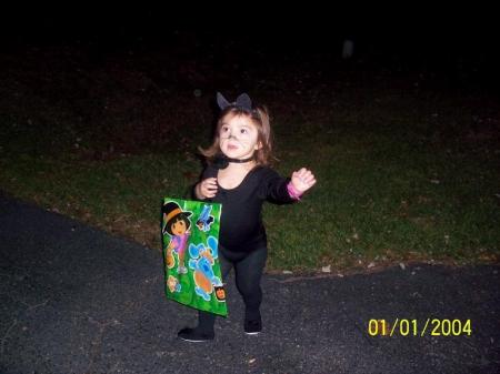 My baby girl trick or treating