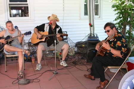 Tom, Carl, Greg BBQ 2008